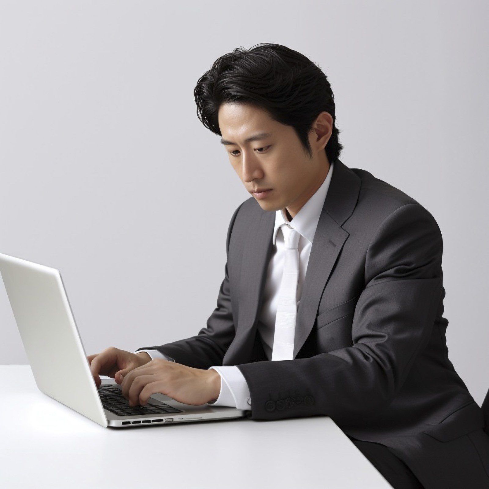 男性、IT企業、パソコン、仕事、事務仕事、日本人、アジア人、スーツ、サラリーマン、営業マン、会社、フリー素材、Male, IT company, computer, work, office work, Japanese, Asian, suit, office worker, salesman, company, free material,