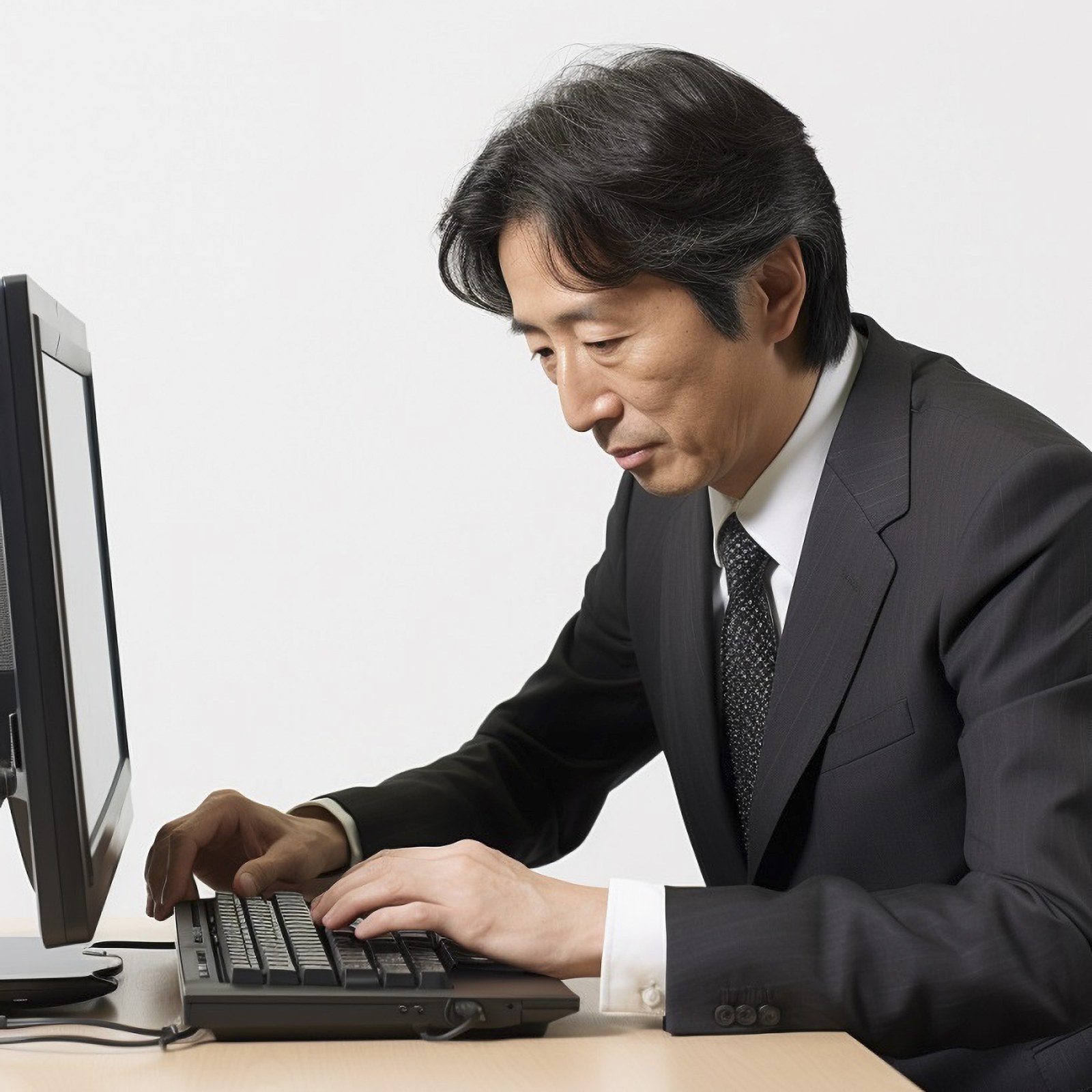 男性、IT企業、パソコン、仕事、事務仕事、日本人、アジア人、スーツ、サラリーマン、営業マン、会社、フリー素材、Male, IT company, computer, work, office work, Japanese, Asian, suit, office worker, salesman, company, free material,