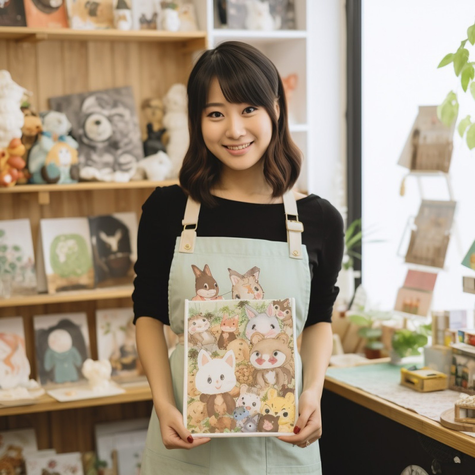 絵本、図書館、本屋、保育士、女性、幼稚園教諭、職業、仕事、若い、日本、フリー素材、Picture book, library, bookstore, nursery teacher, woman, kindergarten teacher, occupation, work, young, Japan, free material,