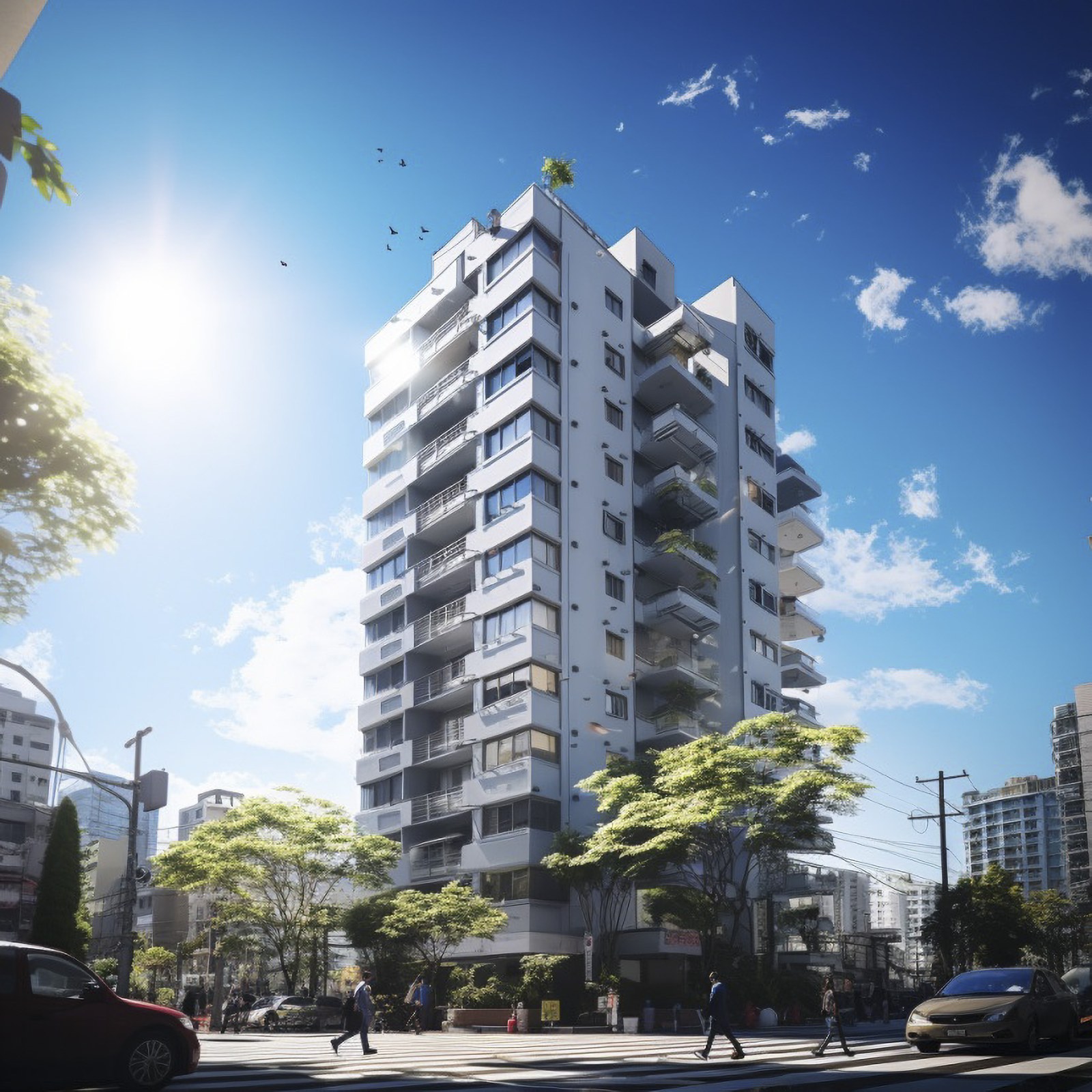 タワーマンション、都会、住宅地、マンション、団地、建物、自然がある、住宅、明るい、晴れ、整備された道、フリー素材、Tower apartment, city, residential area, condominium, housing complex, building, nature, house, bright, sunny, well-maintained road, free material