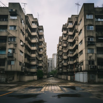 古く汚いマンション