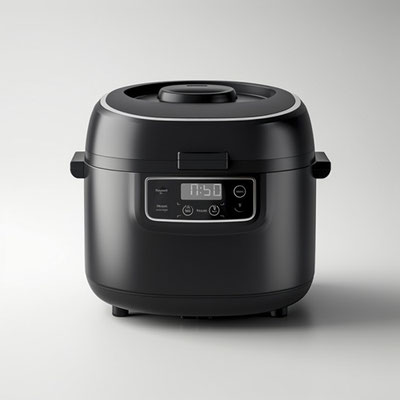 黒い炊飯器