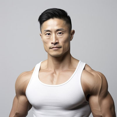 ボディービルダーの男性