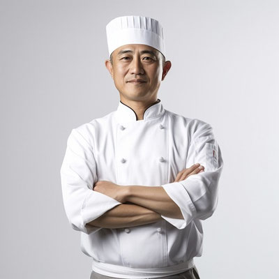男性の料理人