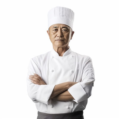 男性の料理人
