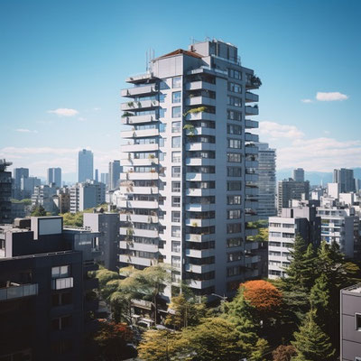 都会の高層マンション
