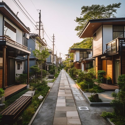 和を基調とした家