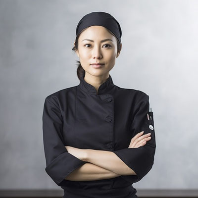 女性の料理人